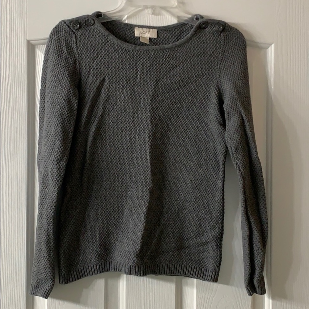 Grey sweater from Loft